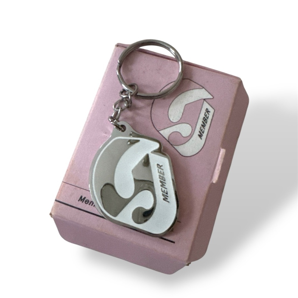 Glossier Member Keychain